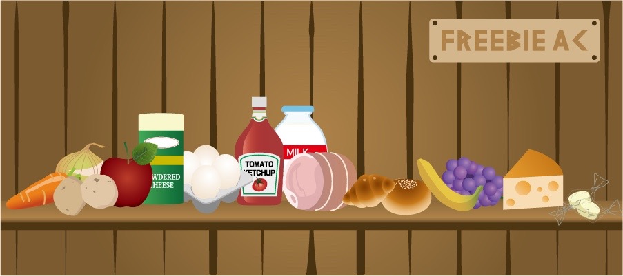 スーパーのイラスト素材