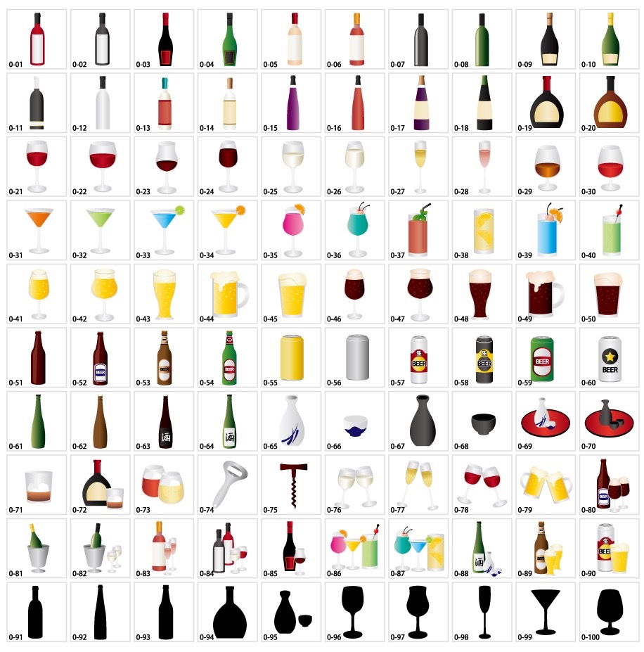 清酒的插圖材料