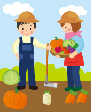 菜園·農業的插圖素材