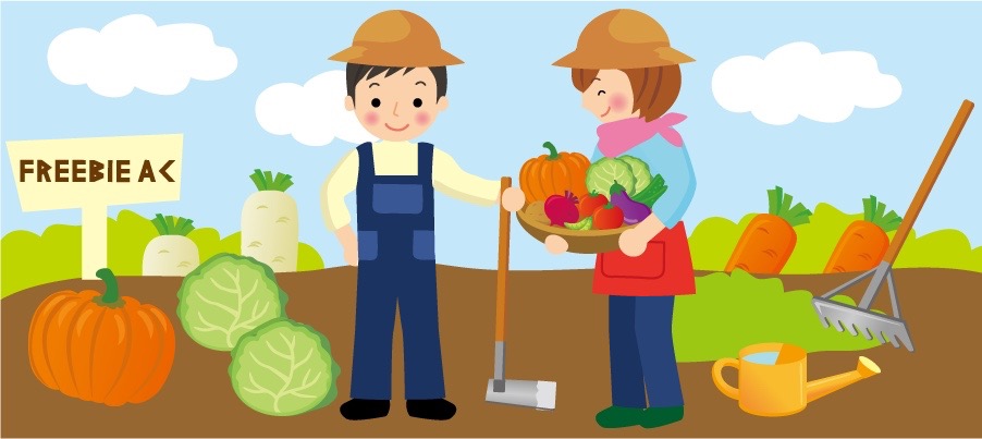 Of home gardening and agricultural illustration 