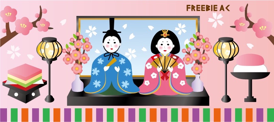 Hinamatsuri ภาพประกอบวัสดุภาพประกอบ