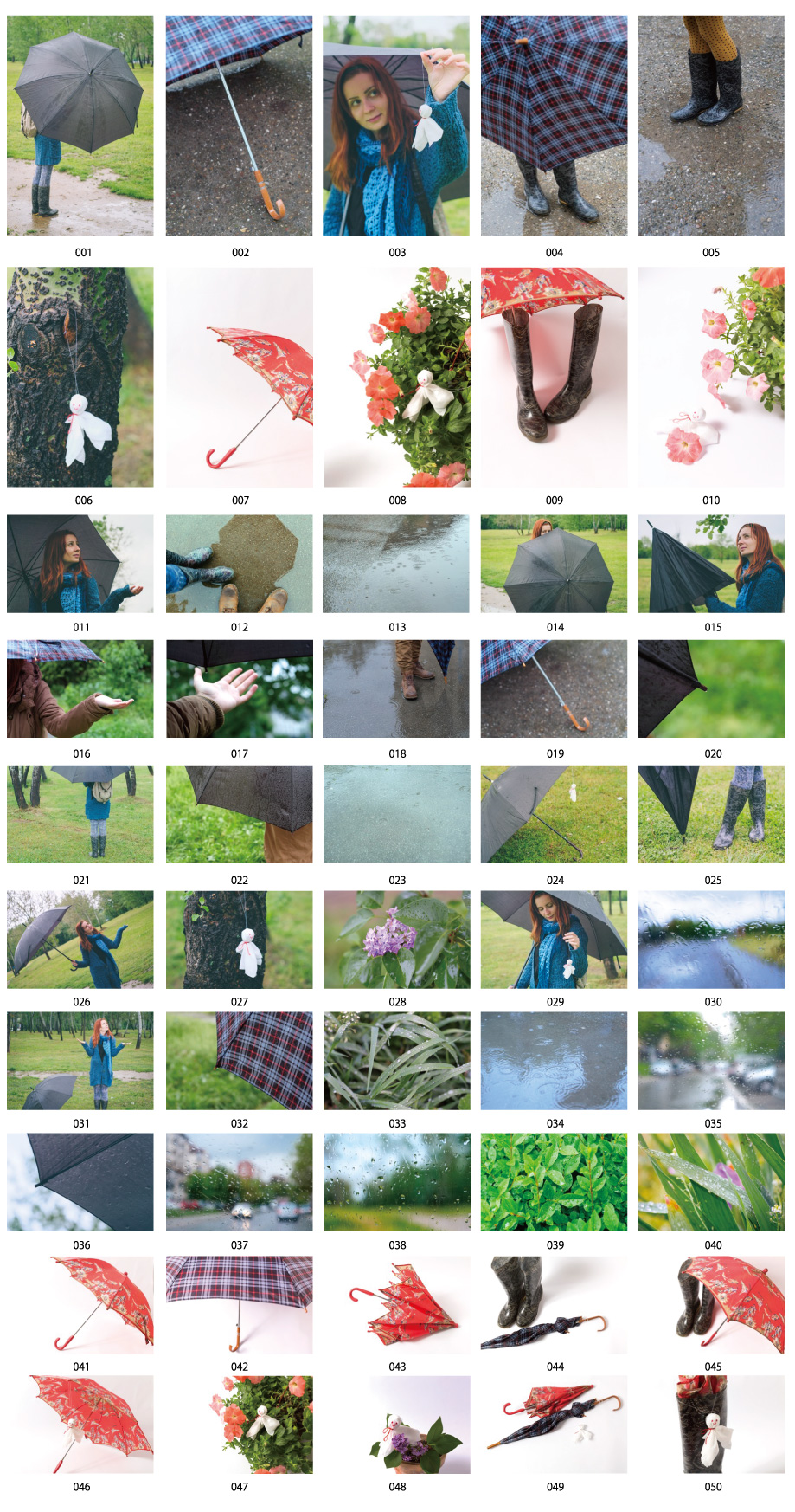 วัสดุภาพฝนตก