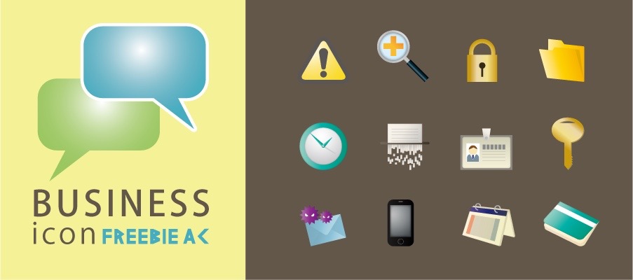 วัสดุไอคอนธุรกิจ