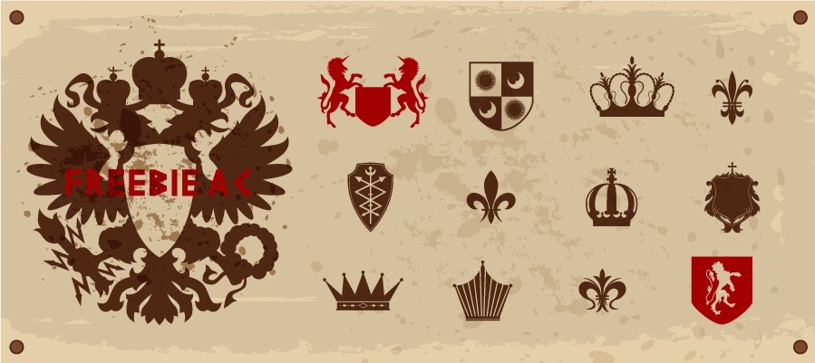 Crest crown silhouette 