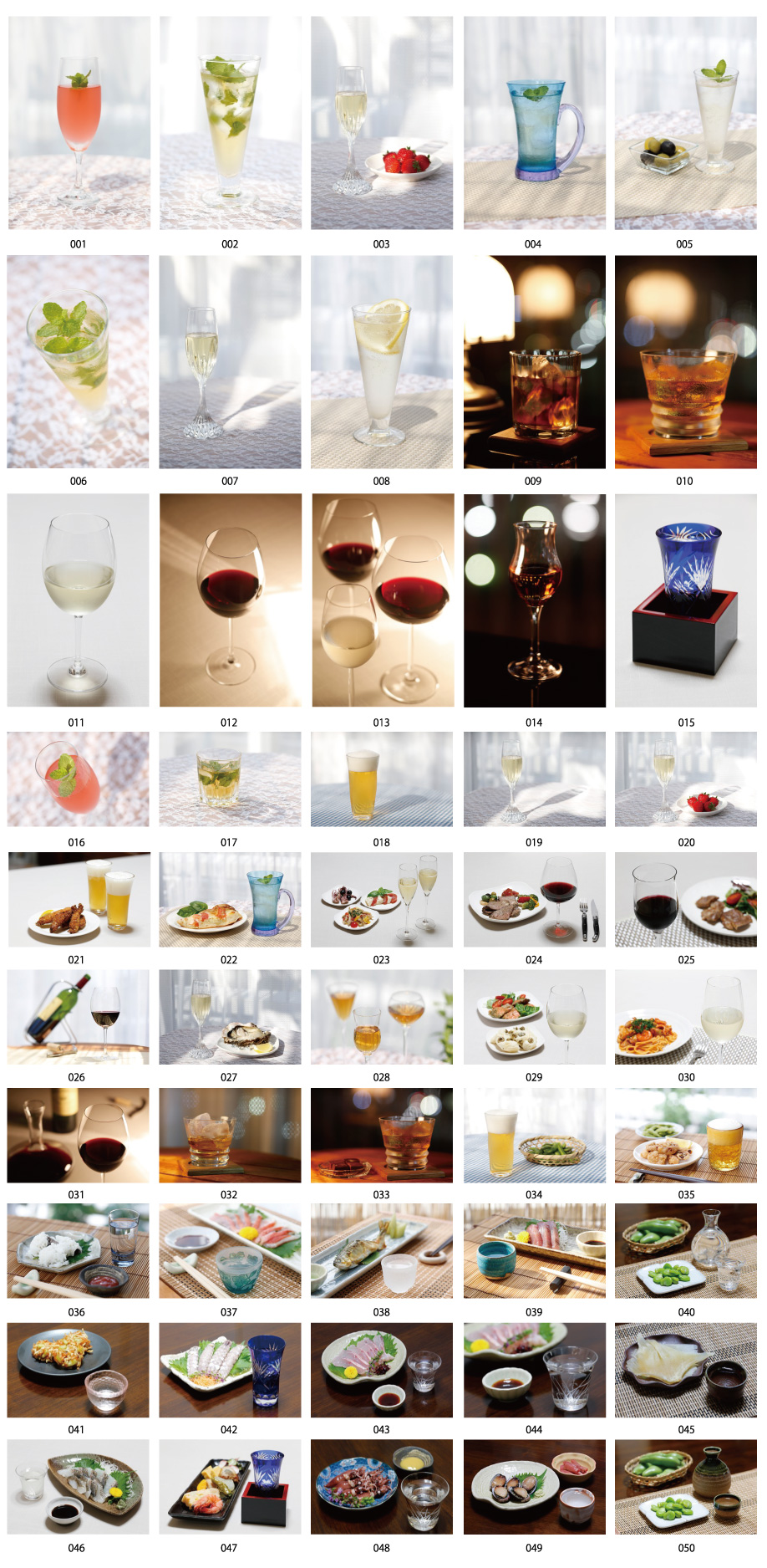 Cảnh với vật liệu ảnh uống