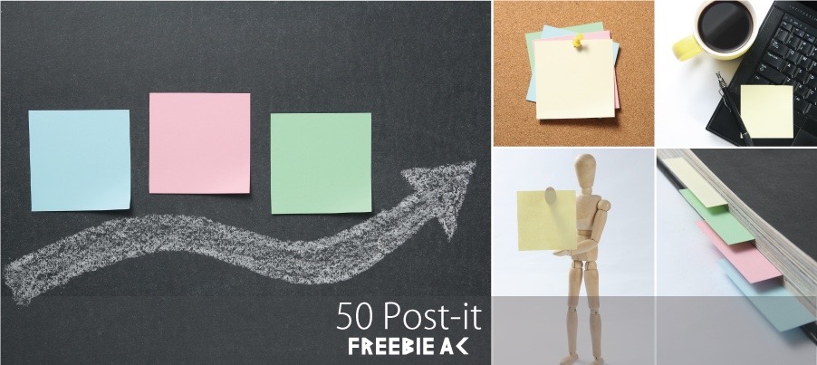 付箋の写真素材