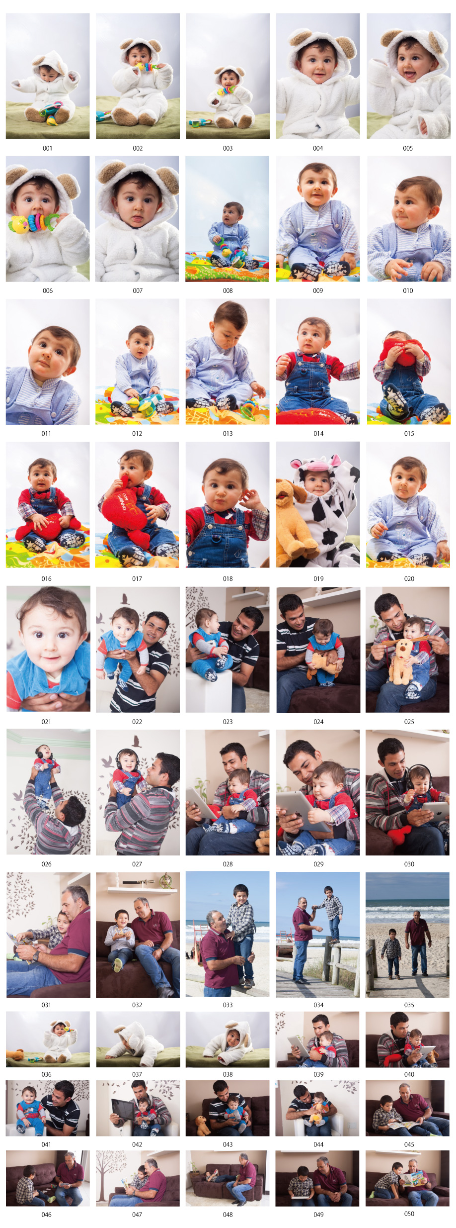 Bố và ảnh chụp trẻ em