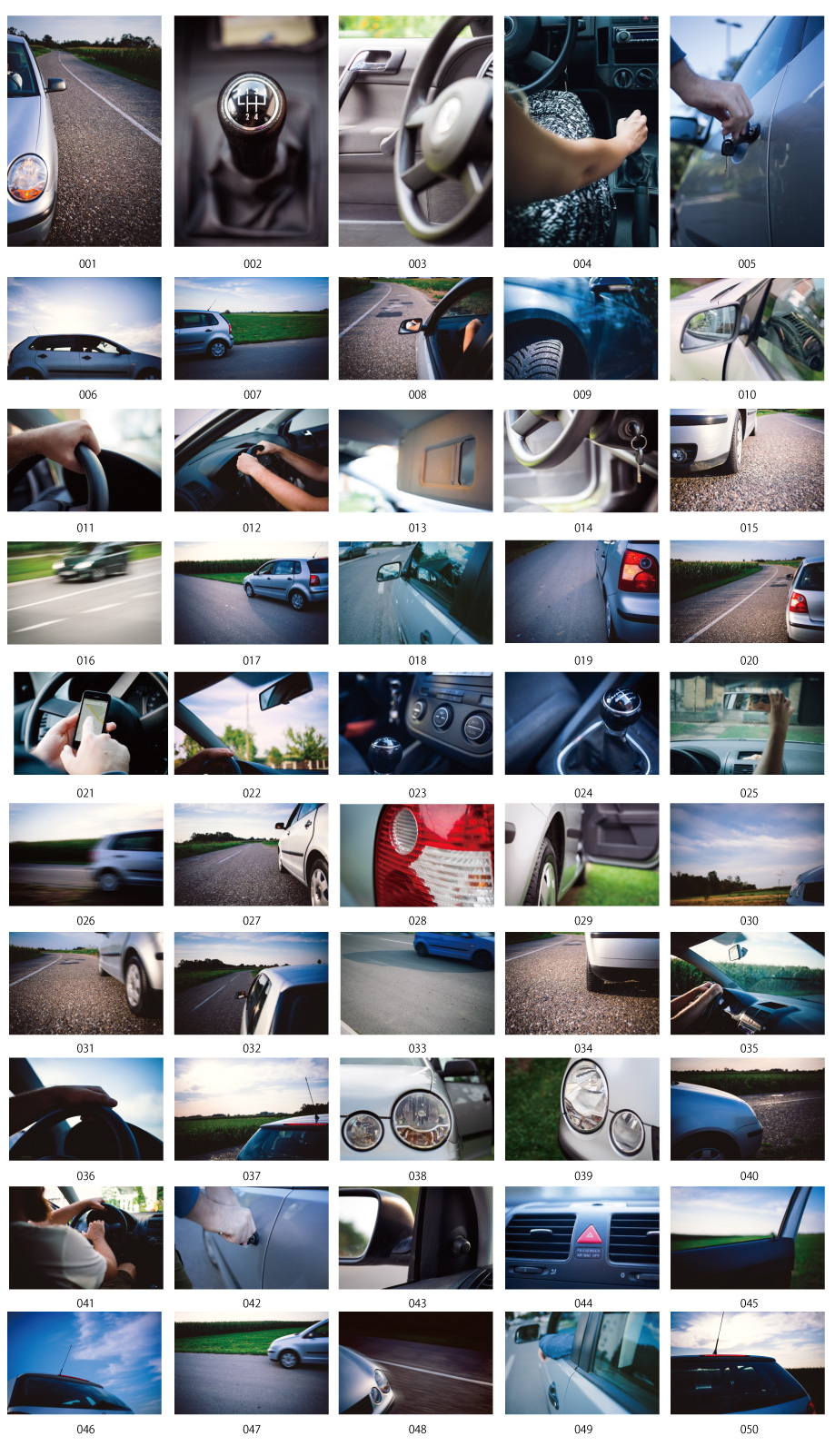 ทิวทัศน์ด้วยวัสดุรูปภาพของรถยนต์