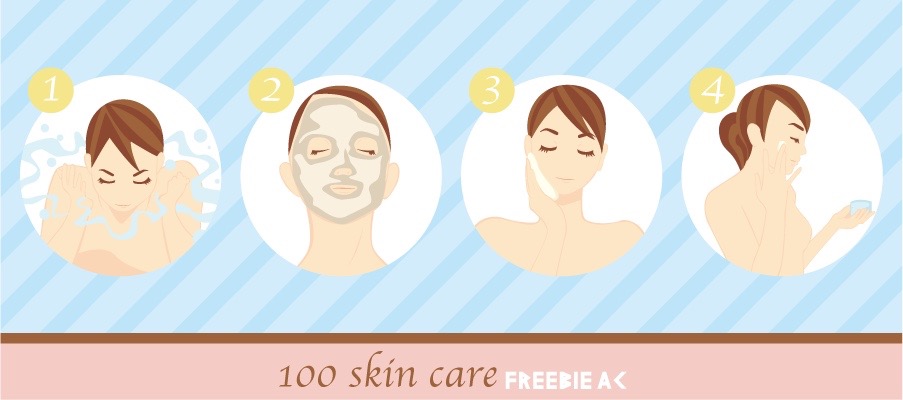 Skin care of illustration 