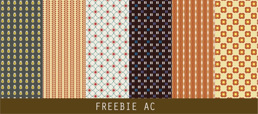 レトロパターン素材