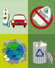 Of environmental issues illustration 