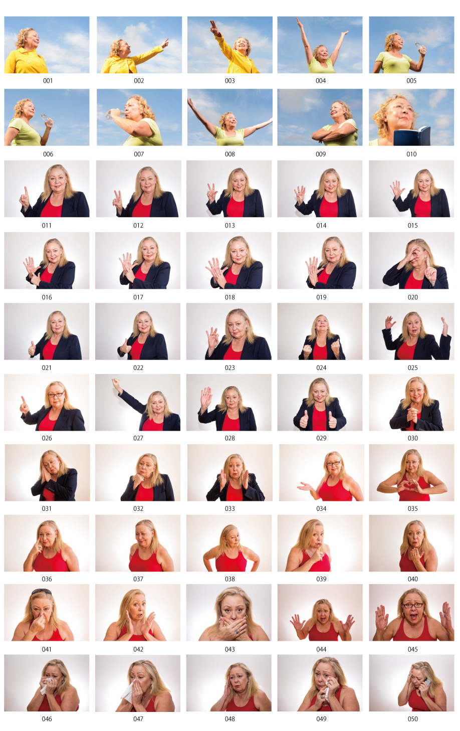 高級女性攝影材料