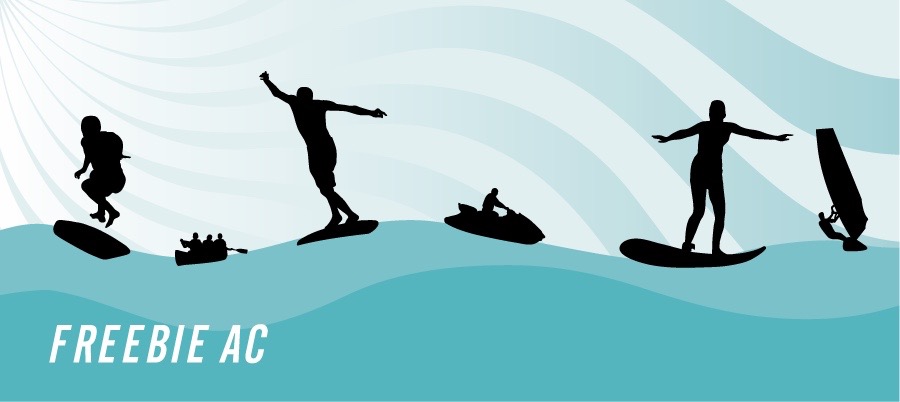 マリンスポーツシルエット素材