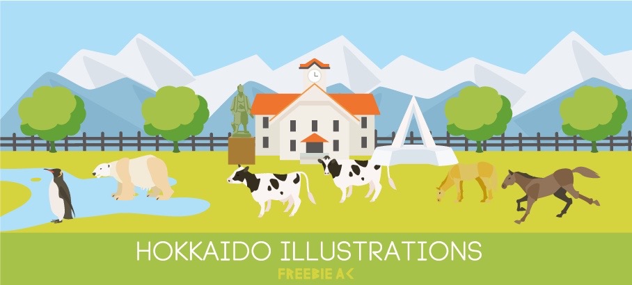 Hokkaido illustration