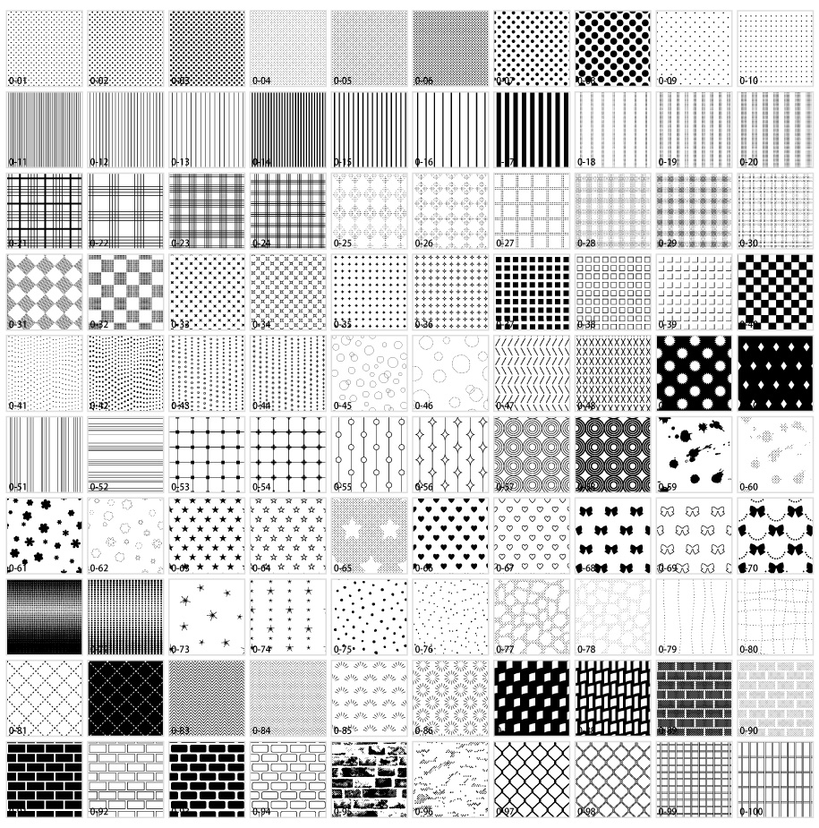 數字音調模式材料