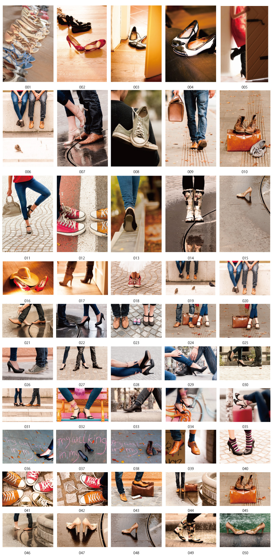 風景與鞋子圖片素材