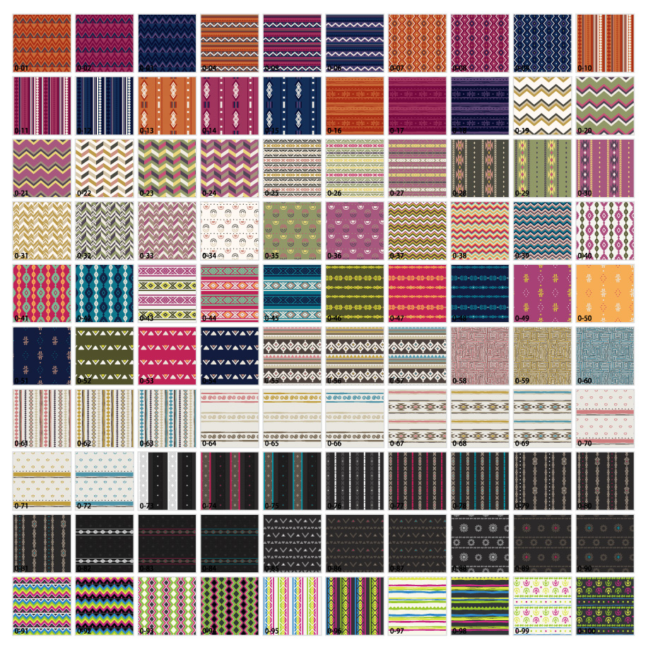 エスニックパターン素材