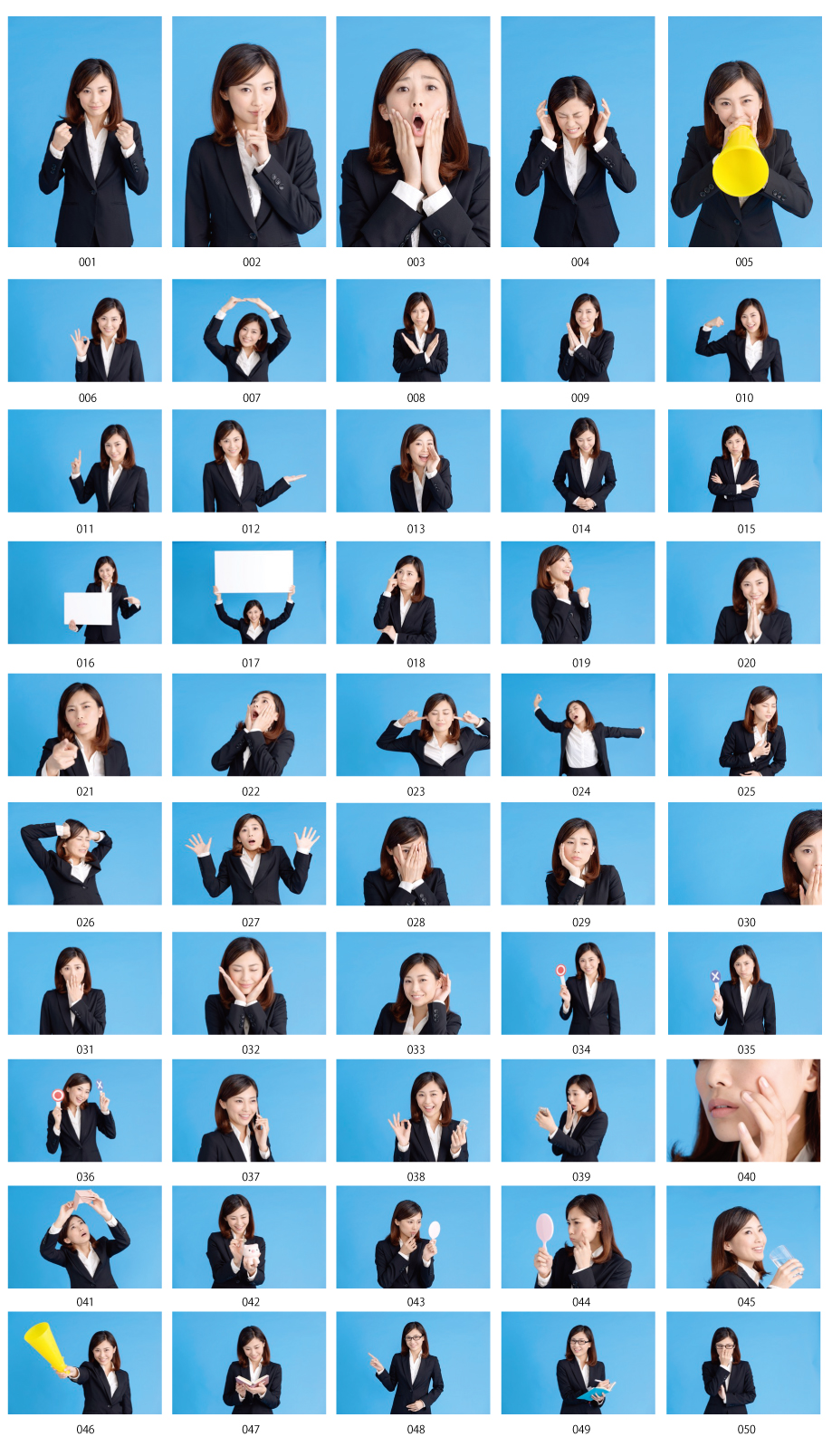 スーツ女性写真素材