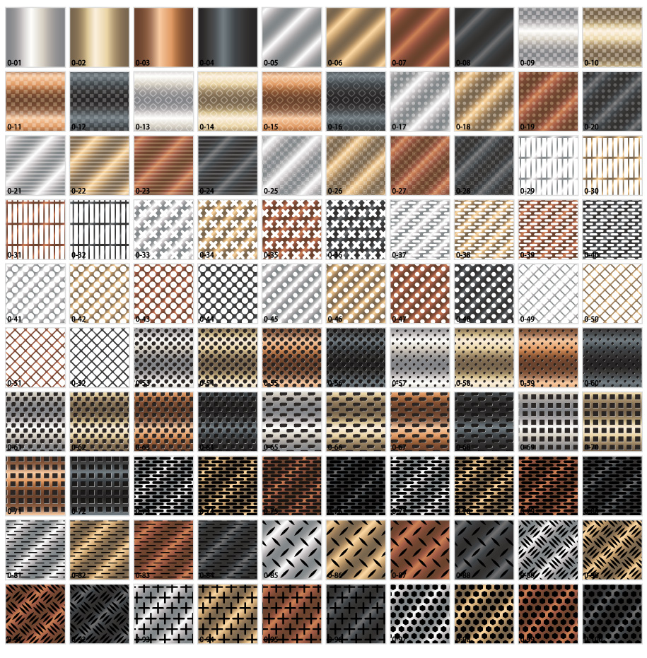 メタルパターン素材