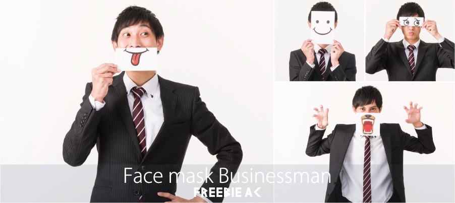 Face mask office worker Stock Photos