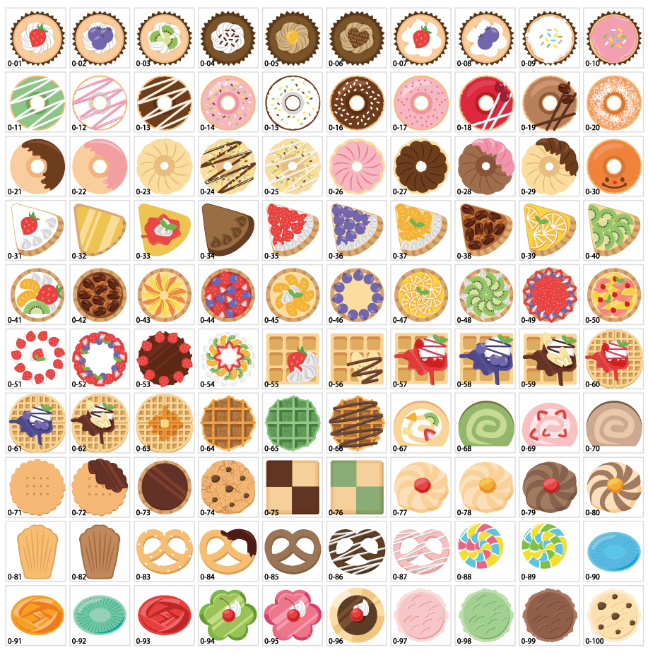 Sweets icon material