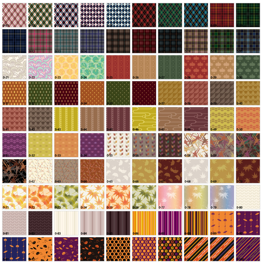 Autumn pattern Stock