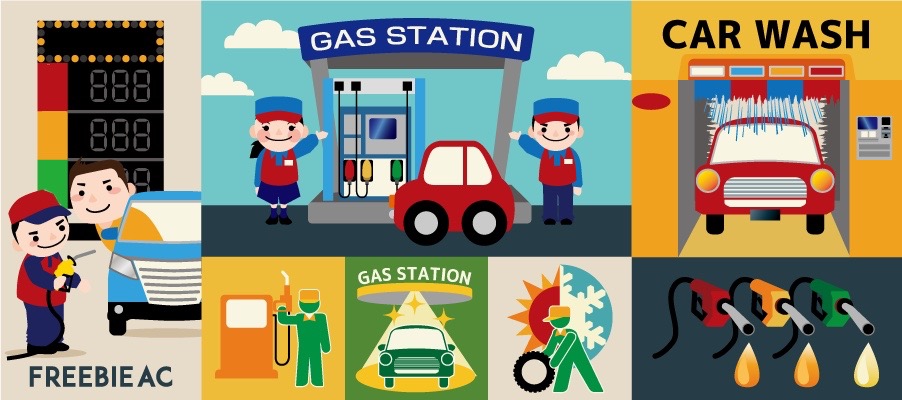 Tài liệu minh họa của trạm xăng