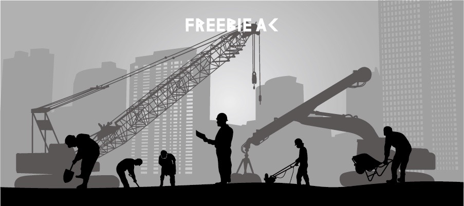 Construction silhouette