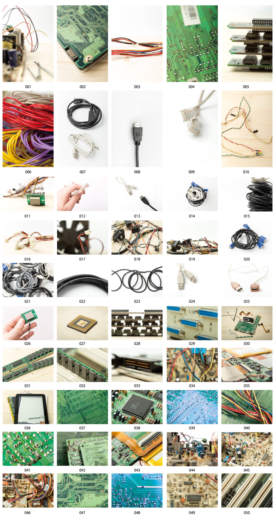 Electronic components Stock Photos