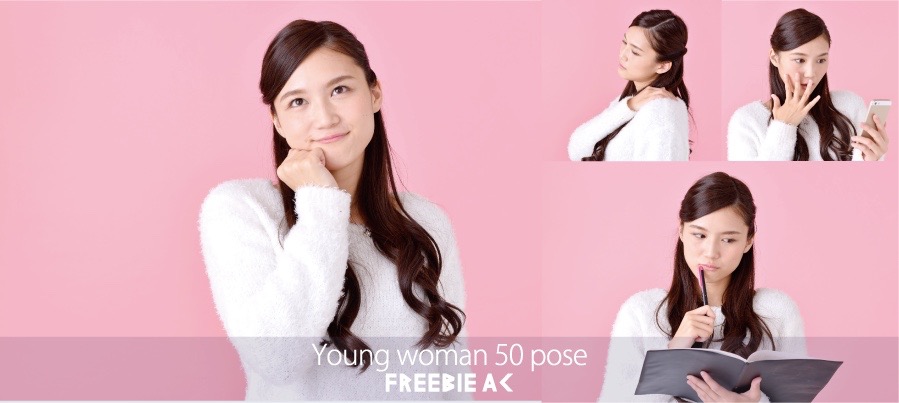Young woman 50 pose vol2 Stock Photos