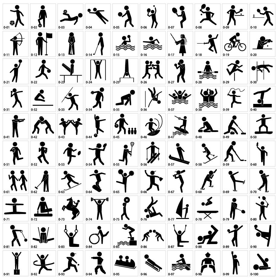 Sports pictogram