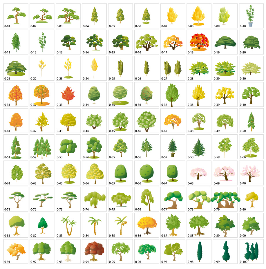 Realistic tree illustration