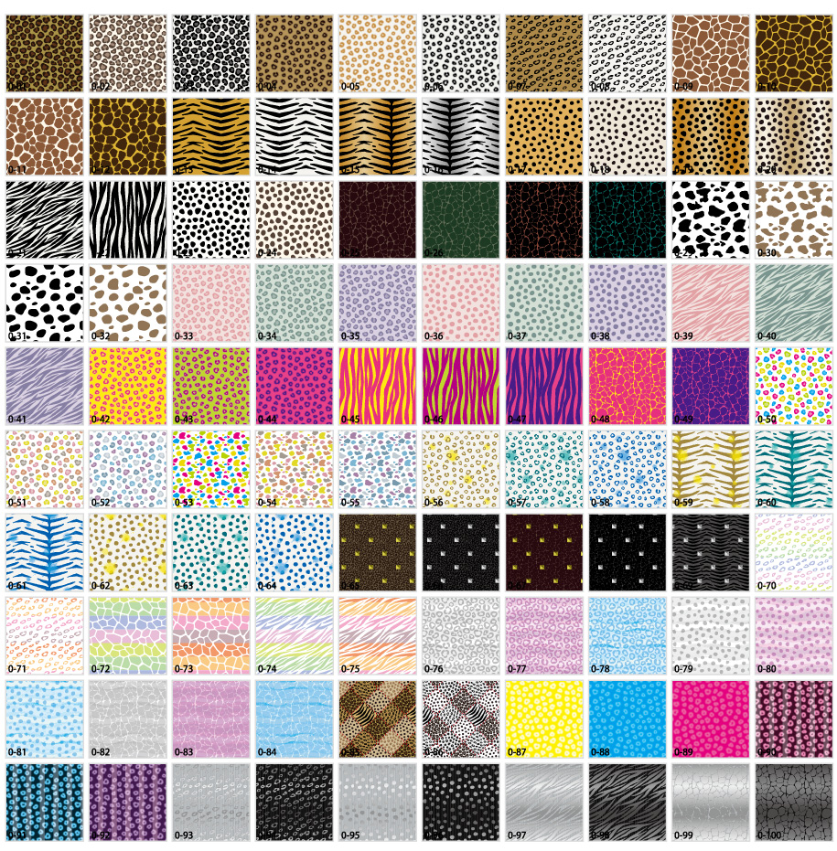 วัสดุลวดลายสัตว์