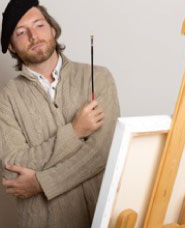 Photo of the painter