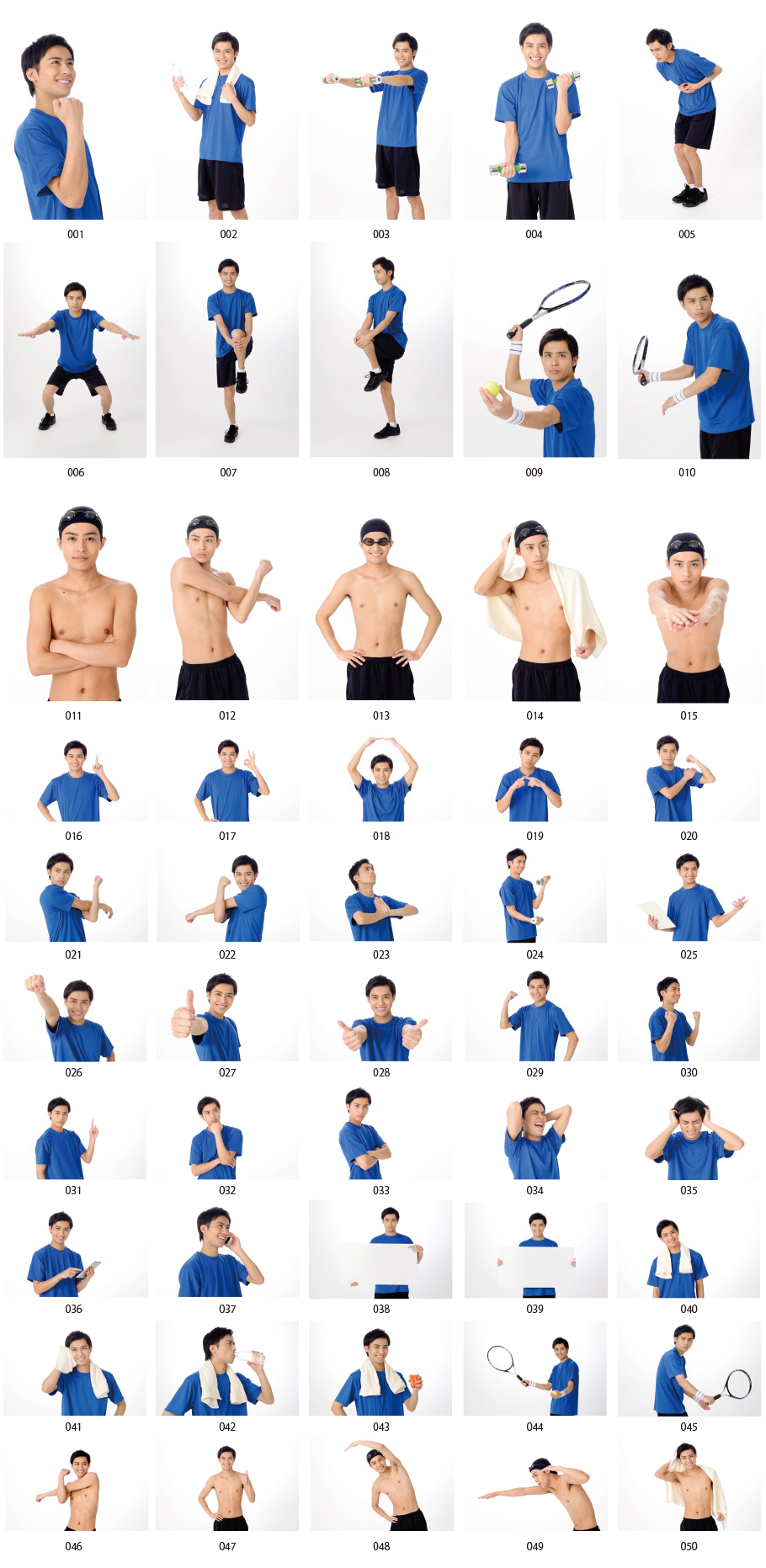 運動員照片素材第1卷