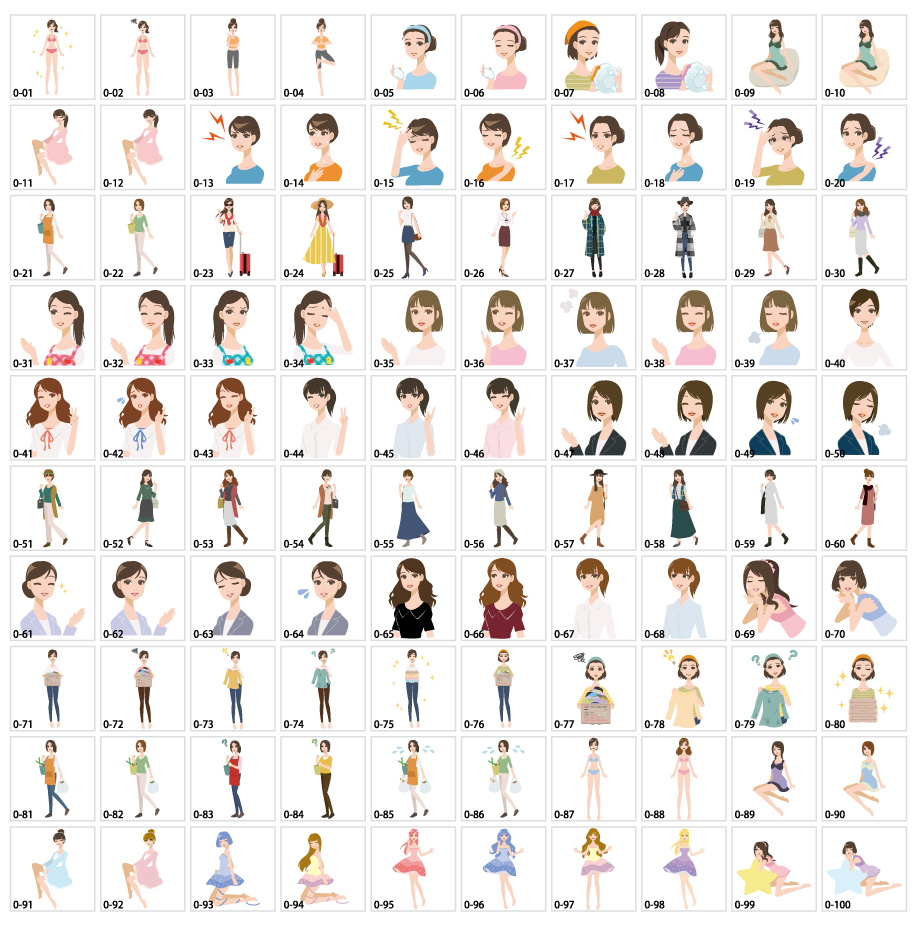 ผู้หญิงถ่ายรูป·รวบรวมภาพแฟชั่น