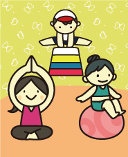 Gymnastics illustration