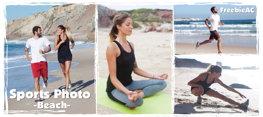 スポーツの写真素材　海岸編