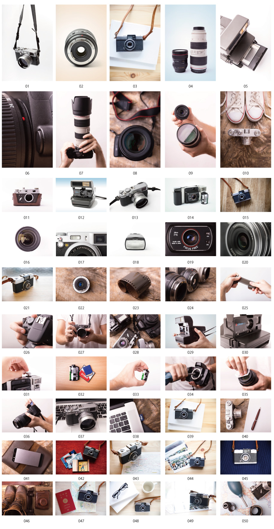 カメラの写真素材