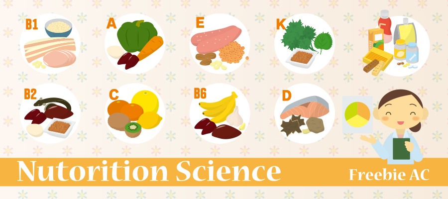 栄養学のイラスト 無料素材ならフリービーac