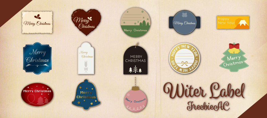 겨울 라벨의 소재