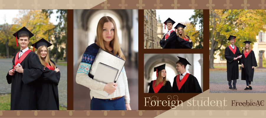 外國大學生的照片資料