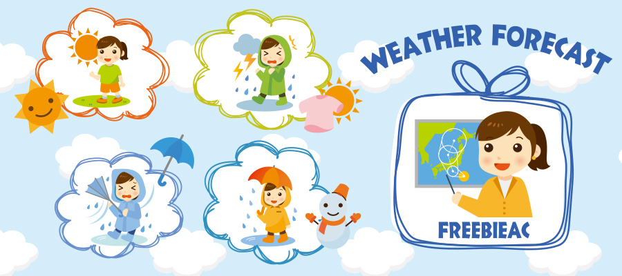 Weather forecast illustration