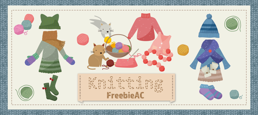 Knitting illustration