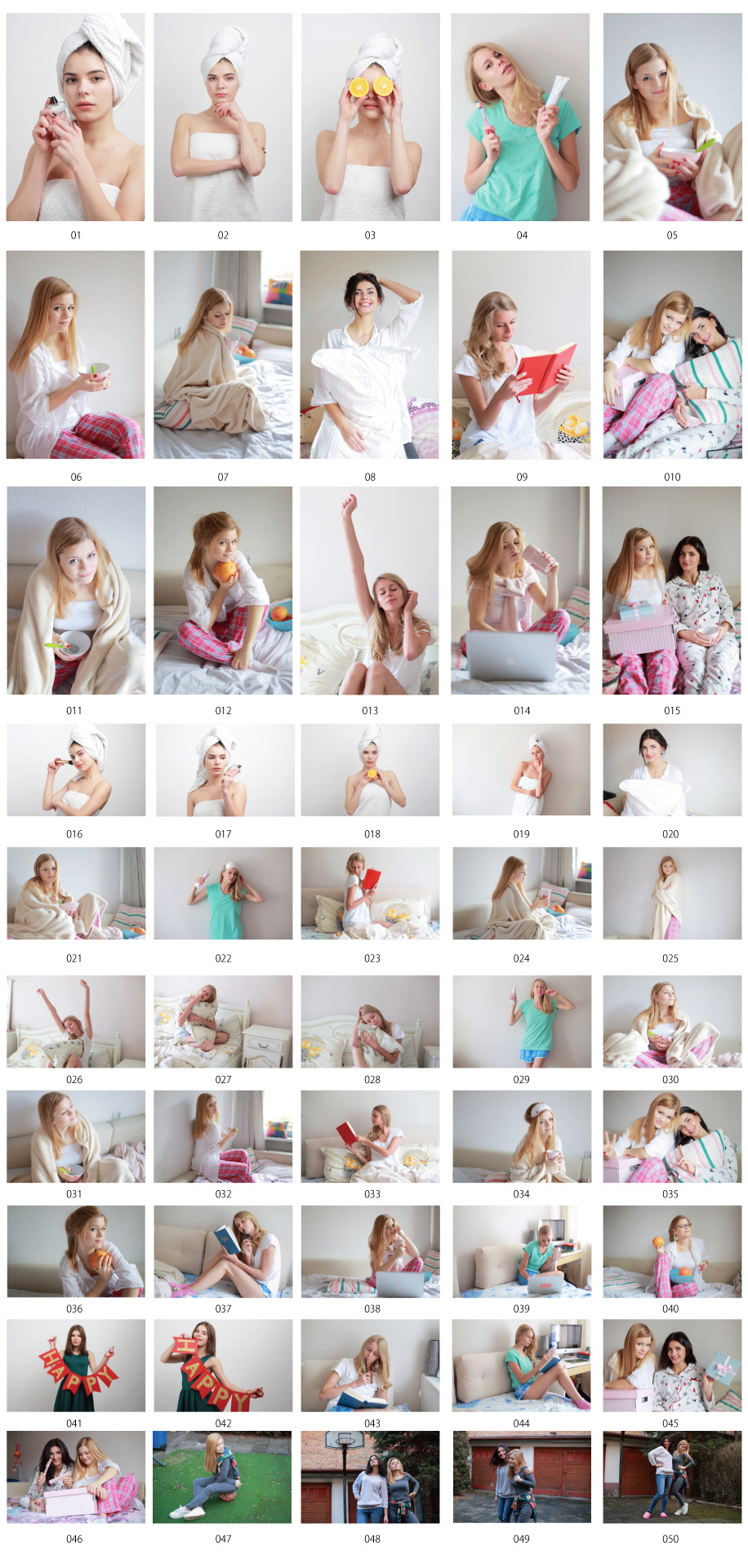 ガールズリラックスタイム写真素材