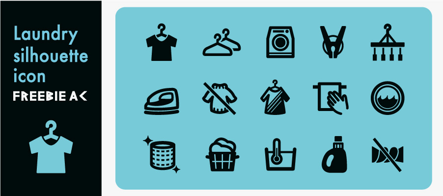 Vật liệu biểu tượng hình bóng giặt