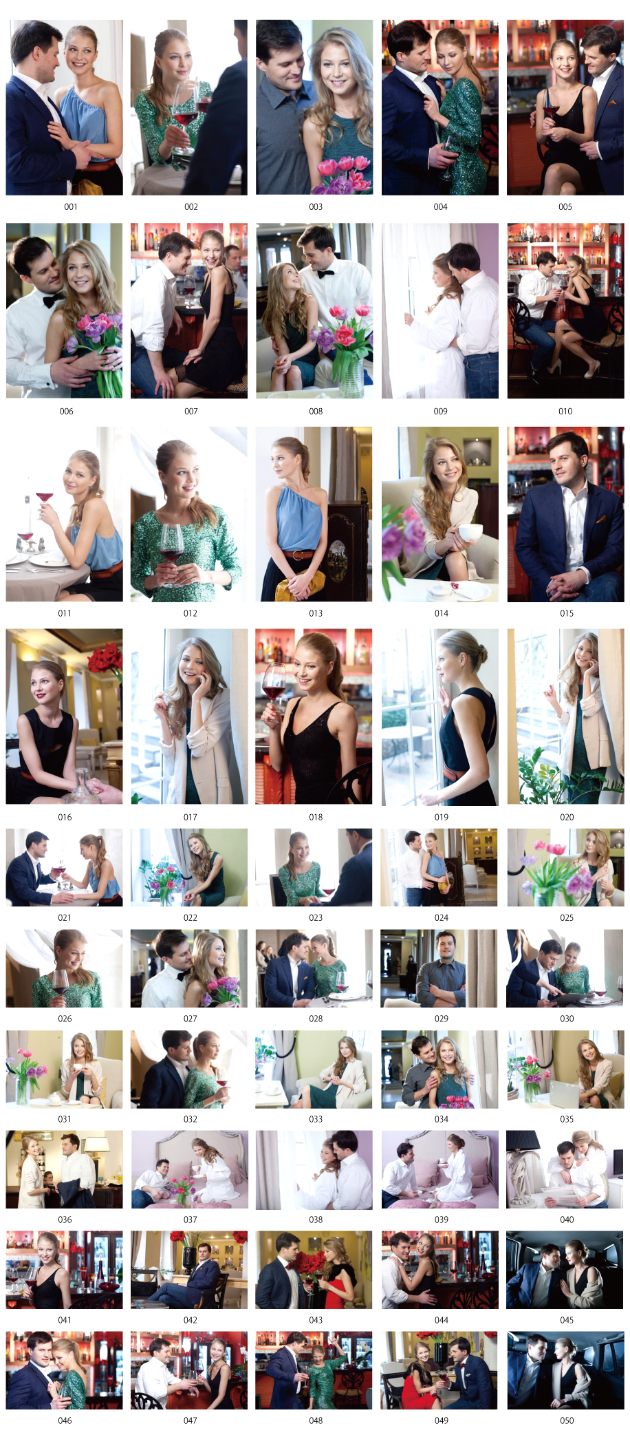 外國夫婦正式日期照片材料