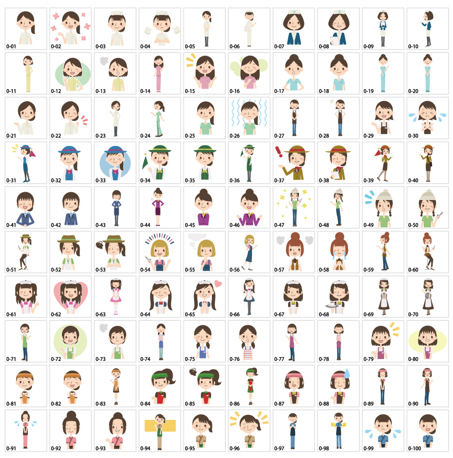 ผู้หญิงที่ทำงานเป็นภาพประกอบ vol. 2