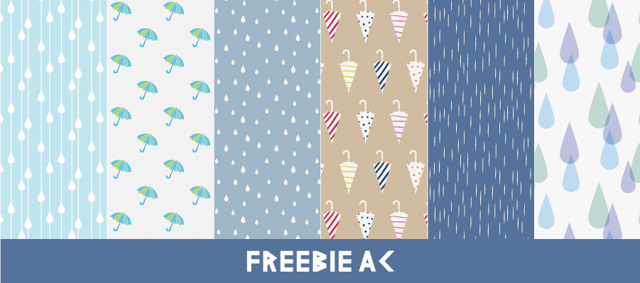 雨のパターン素材