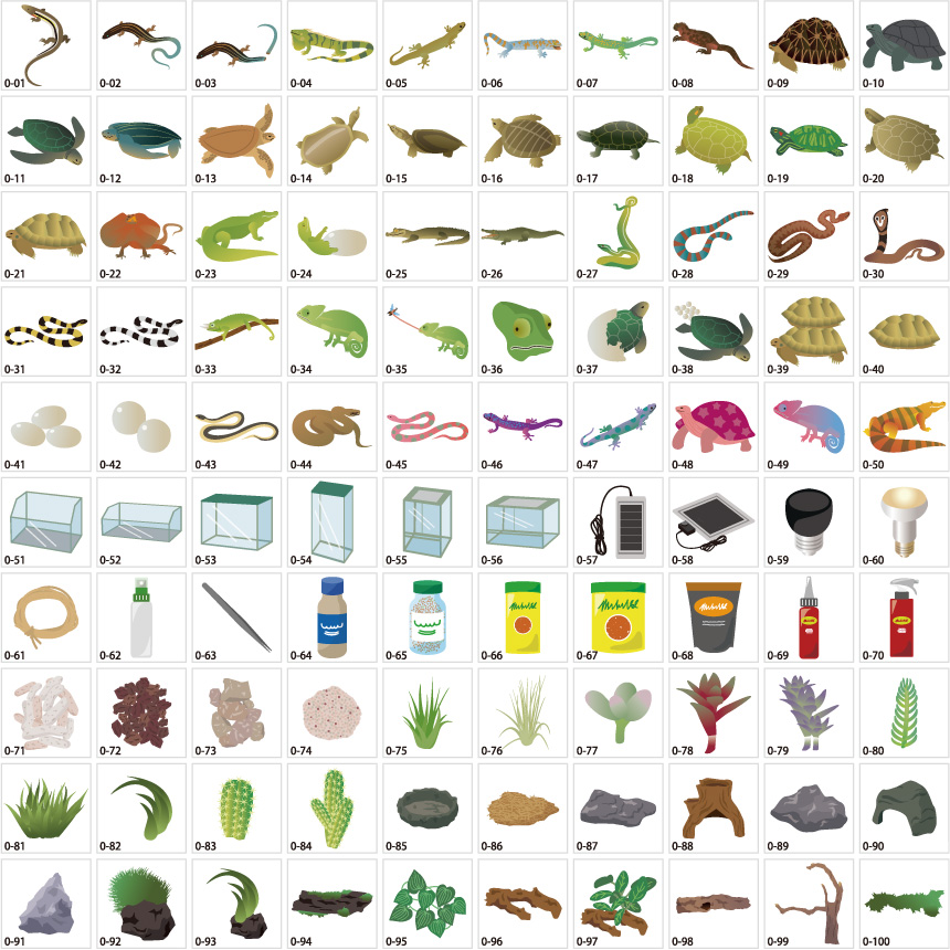 テラリウムのイラスト素材